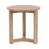 Oslo Set of 2 Side Tables White Wash Finish