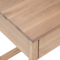 Oslo Oak 1 Draw Bedside Table White WashFinish