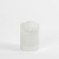 LED Battery Operated Wax Flameless Candle White 10cm