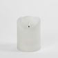 LED Battery Operated Wax Flameless Candle White 12.5cm