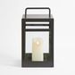 Milton Black Hurricane Lantern Small