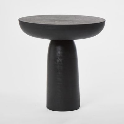 Pablo Side Table Round Black -Outdoor