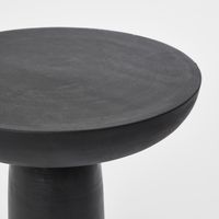 Pablo Side Table Round Black -Outdoor