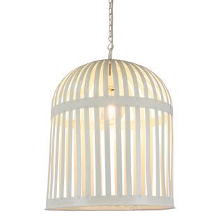 Esch Cage Ceiling Pendant White