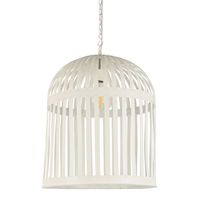 Esch Cage Ceiling Pendant White