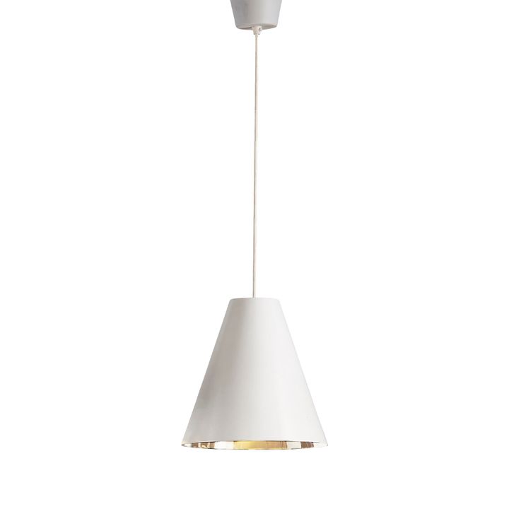 Conrad Ceiling Pendant White and Silver