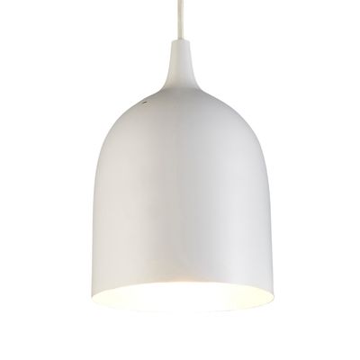 Lumi-R Ceiling Pendant White and Silver