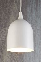 Lumi-R Ceiling Pendant White and Silver