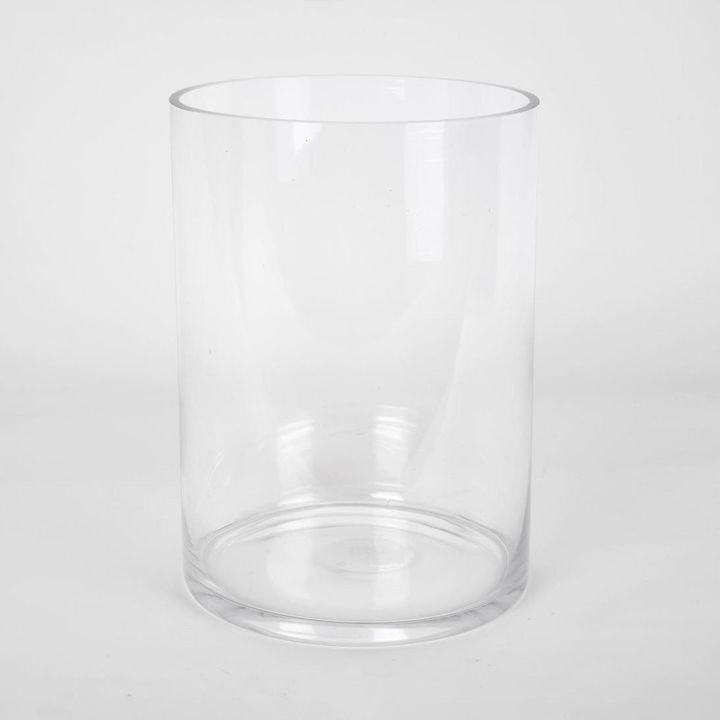 Cylinder Glass Vase 18X25Cm