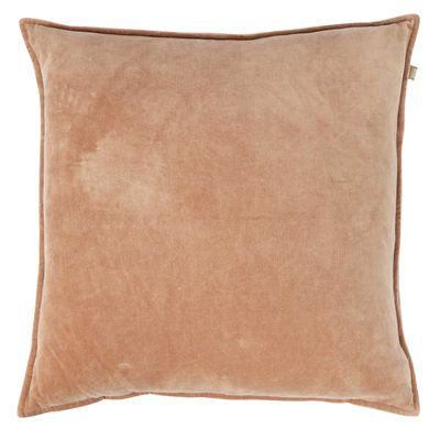 Velvet Euro Cushion Clay