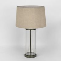 Iris Glass Table Lamp Base Black- Base Only