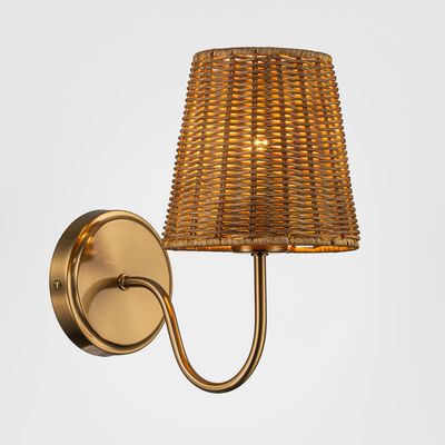 Athens Wall Light Antique Brass