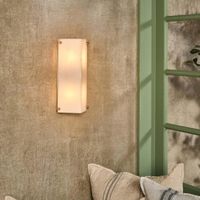 Tubular Alabaster Wall Light