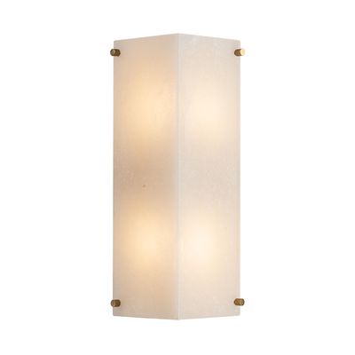 Tubular Alabaster Wall Light