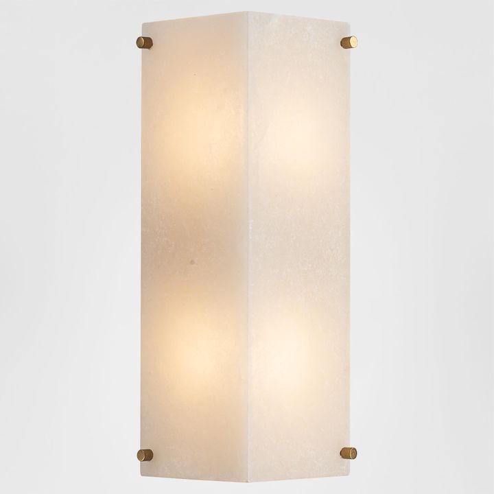 Tubular Alabaster Wall Light