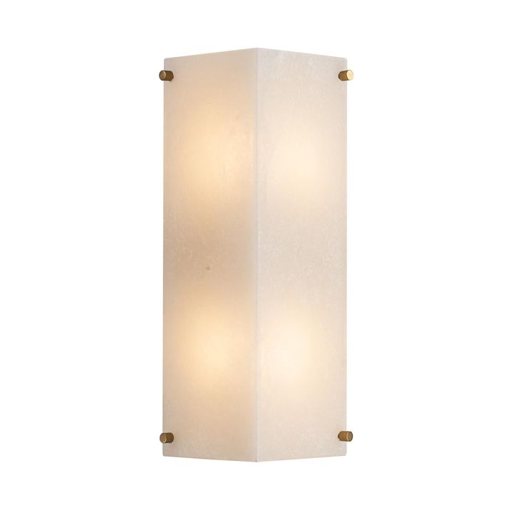 Tubular Alabaster Wall Light