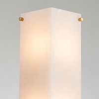 Tubular Alabaster Wall Light