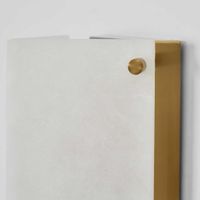 Tubular Alabaster Wall Light