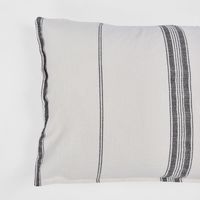 Stripe Slub Cush 40x60 White