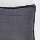 Quilted Cushion Dark Grey