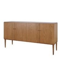 Clara Natural Oak Buffet With Brass Legs 160Cm