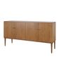 Clara Natural Oak Buffet With Brass Legs 160Cm