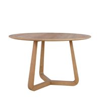 Sofia Round Natural Oak Dining Table 120Cm