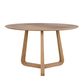 Sofia Round Natural Oak Dining Table 120Cm