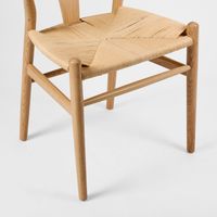 Atlas Dining Chair Ash Frame Natural Seat