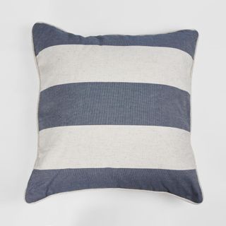 55 cm Throw Cushion Denim Stripe