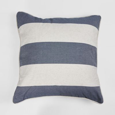 55 cm Throw Cushion Denim Stripe