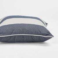 55 cm Throw Cushion Denim Stripe