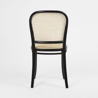 Nook Dining Chair Black Frame Natural Seat
