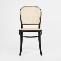 Nook Dining Chair Black Frame Natural Seat