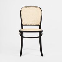 Nook Dining Chair Black Frame Natural Seat