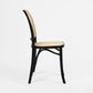 Nook Dining Chair Black Frame Natural Seat