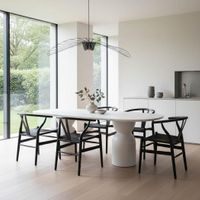 Atlas Dining Chair Black Frame Black Seat