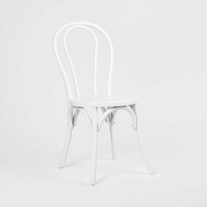 Elise Bentwood Dining Chair White