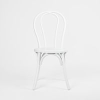 Elise Bentwood Dining Chair White