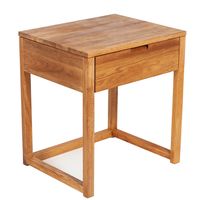 Oslo Oak 1 Draw Bedside Table Lacquered Finish