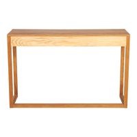 Oslo Oak Console 2 Drawers Lacquered Finish