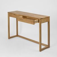 Oslo Oak Console 2 Drawers Lacquered Finish