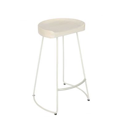 Maddison Stool Natural/ White