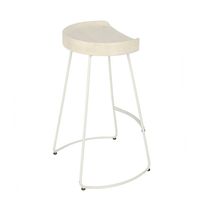 Maddison Stool Natural/ White