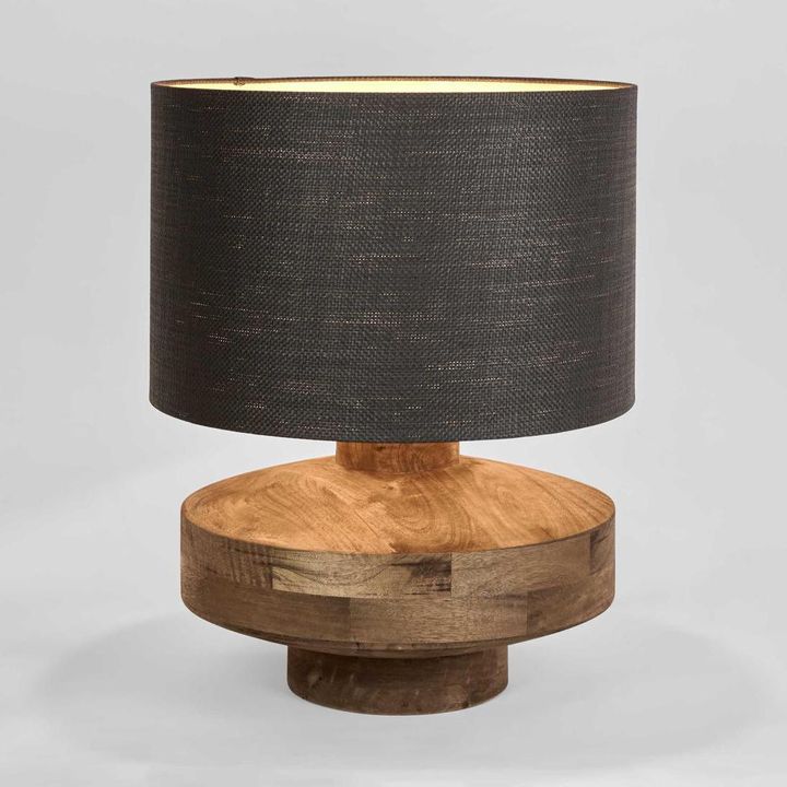 Circa Timber Table Lamp Large Base- Base Only