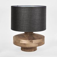 Circa Timber Table Lamp Large Base- Base Only