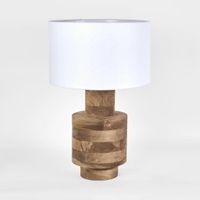 Circa Timber Table Lamp Small Base- Base Only