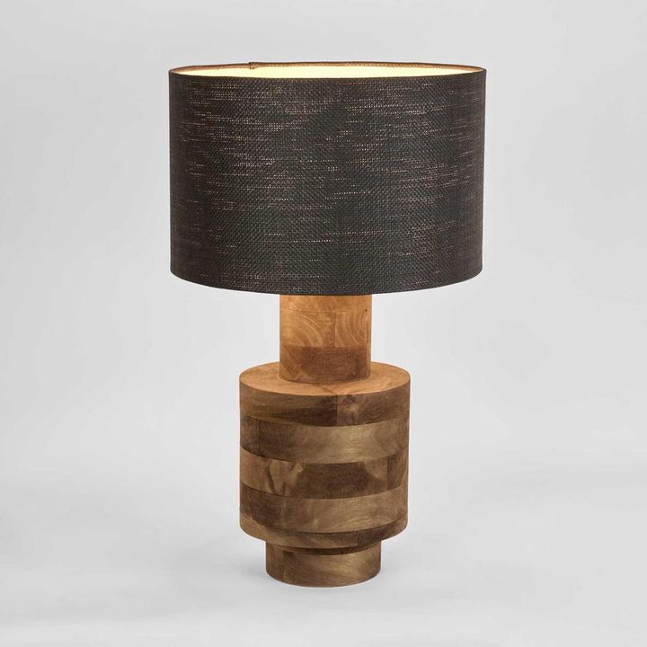 Circa Timber Table Lamp Small Base- Base Only