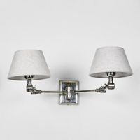 Worcester Wall Light Base Antique Silver