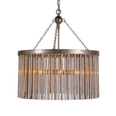 Midtown Chandelier Antique Silver